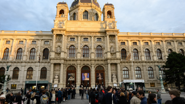 Das Kunsthistorische Museum in Wien von außen