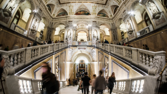 Stiegenhaus im Naturhistorischen Museum