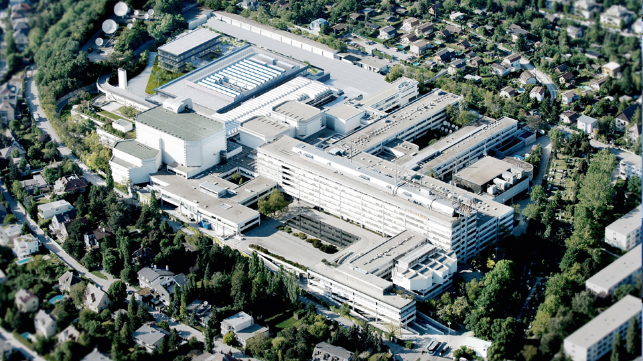 Luftaufnahme vom ORF-Mediencampus